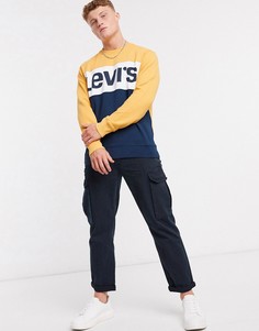 Классический свитшот с круглым вырезом Levis-Темно-синий Levis®