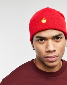 Красная шапка-бини Carhartt WIP chase-Красный