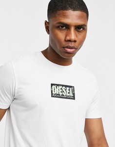 Белая футболка Diesel T-Diegos N34-Белый