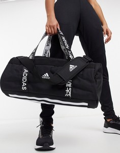 Черная спортивная сумка Reebok-Черный Adidas Performance