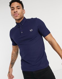 Темно-синяя футболка-поло Fred Perry-Голубой