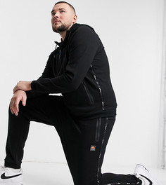 Черные джоггеры с фирменной тесьмой ellesse PLUS Linford-Черный цвет