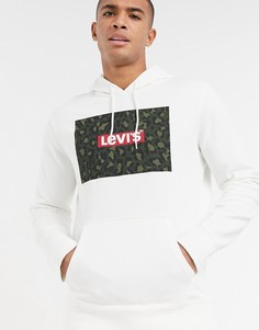 Oversized-худи с большим логотипом в университетском стиле Levis-Черный цвет Levis®