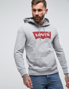 Худи с логотипом Levis-Серый Levis®