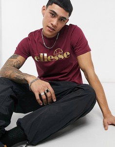 Красная футболка с металлическим логотипом Ellesse Magi-Красный
