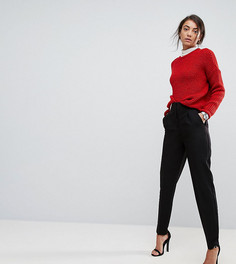 Брюки-сигаретки с завышенной талией ASOS TALL-Черный