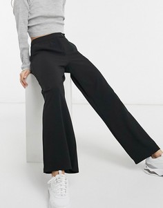 Черные широкие брюки Vero Moda-Черный цвет