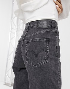 Черные зауженные джинсы с завышенной талией Levis-Черный Levis®