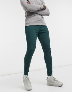 Темно-зеленые джоггеры скинни ASOS DESIGN-Зеленый цвет