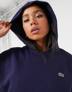 Худи синего цвета Lacoste-Розовый