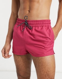 Розовые короткие шорты для плавания ASOS DESIGN-Многоцветный