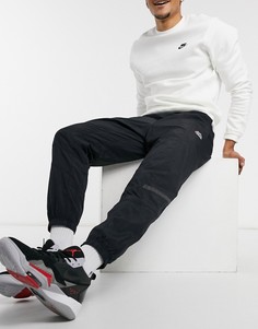 Черные джоггеры с манжетами Nike Heritage Essentials Windrunner-Черный
