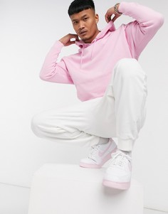 Розовый худи в стиле oversized из органического хлопка ASOS DESIGN