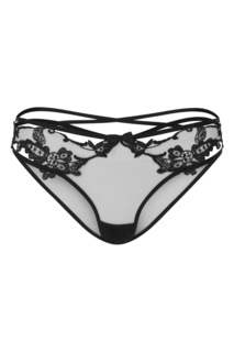 Черные прозрачные классические трусы Mirabelle Agent Provocateur
