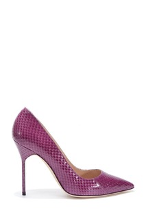 Фиолетовые туфли BB Watersnake 90 Manolo Blahnik