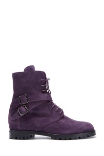 Темно-фиолетовые ботинки Tiniosa Crosta 25 Manolo Blahnik