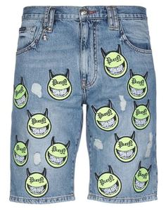 Джинсовые бермуды Philipp Plein