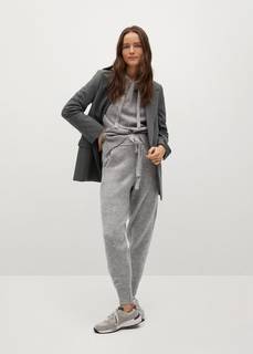 Брюки-джоггеры из трикотажа - Cosy-i Mango