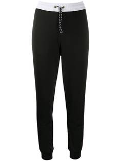 Armani Exchange спортивные брюки с лампасами и логотипом
