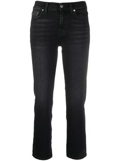7 For All Mankind прямые джинсы средней посадки