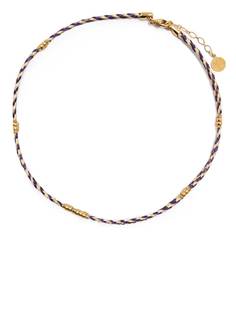 Gas Bijoux плетеное колье Bellagio