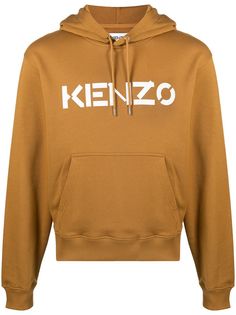 Kenzo худи с кулиской и логотипом