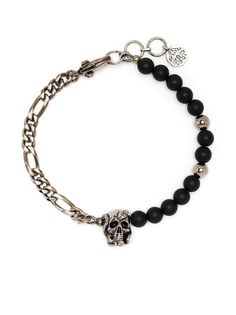 Alexander McQueen браслет с подвеской Skull