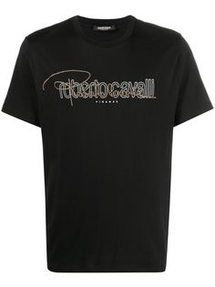 Roberto Cavalli футболка с логотипом