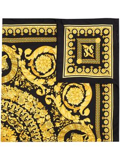 Versace Silk Foulard Signature Scarf