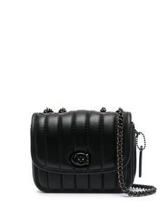Coach маленькая стеганая сумка через плечо Madison