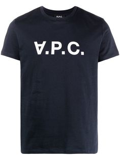 A.P.C. футболка с логотипом