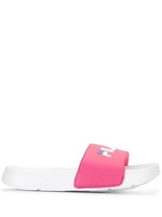 Fila шлепанцы с тисненым логотипом