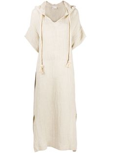 Lisa Marie Fernandez платье миди с завязками и капюшоном