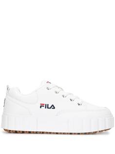 Fila кроссовки на платформе с вышитым логотипом