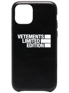 Vetements чехол для iPhone 11 Pro с логотипом