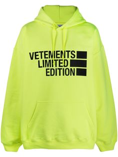 Vetements худи оверсайз с логотипом