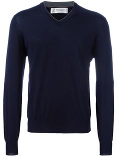Brunello Cucinelli джемпер с V-образным вырезом