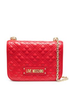 Love Moschino стеганая сумка на плечо