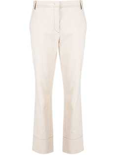 Odeeh расклешенные брюки средней посадки