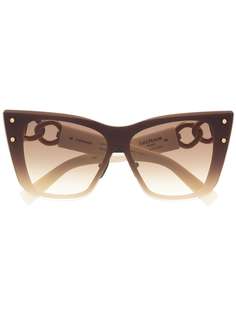 Balmain Eyewear солнцезащитные очки с цепочками из коллаборации с Akoni