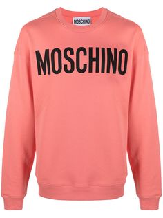Moschino толстовка с круглым вырезом и логотипом