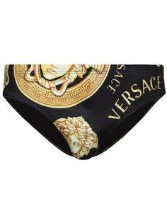 Versace плавки с логотипом