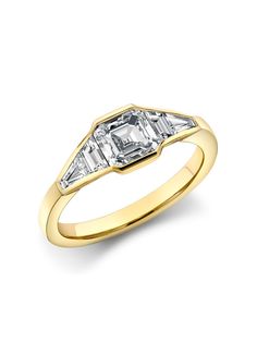 Pragnell сумка Kingdom Asscher из желтого золота с бриллиантами