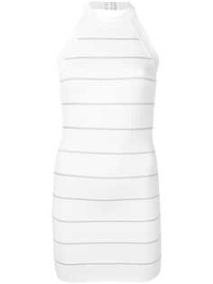 Balmain трикотажное платье в полоску