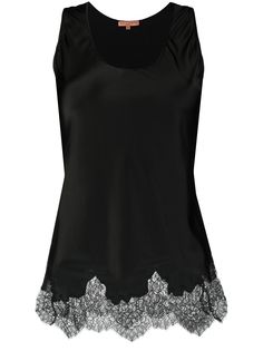 Ermanno Scervino блузка с кружевным подолом
