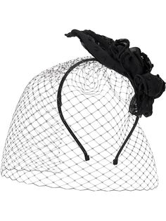 Maison Michel ободок Clementine с вуалью