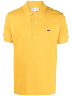 Lacoste рубашка поло с нашивкой-логотипом