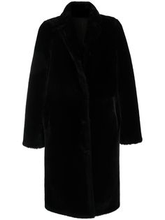 Yves Salomon пальто с высоким воротником