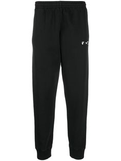 Off-White спортивные брюки с логотипом