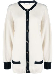 Saint Laurent длинный кашемировый кардиган